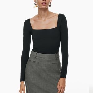 Aritzia square neck contour top